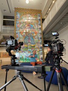 Filming on Location
